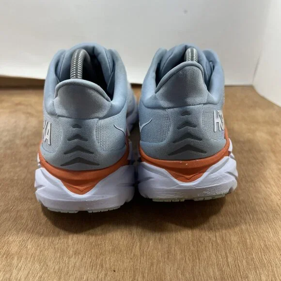 Hoka One One Clifton 8 Womens Size 10.5 Blue Athletic Running Shoes Sneakers - Picture 4 of 10